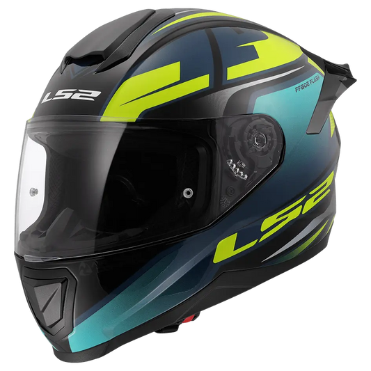 CASCO LS2 FF802 FLASH II - IMPACT - DARK BLUE YELLOW